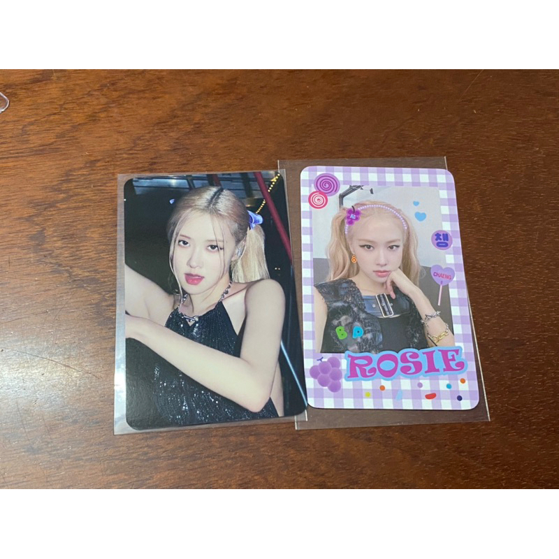 Card Jisoo Rosé blackpink concert