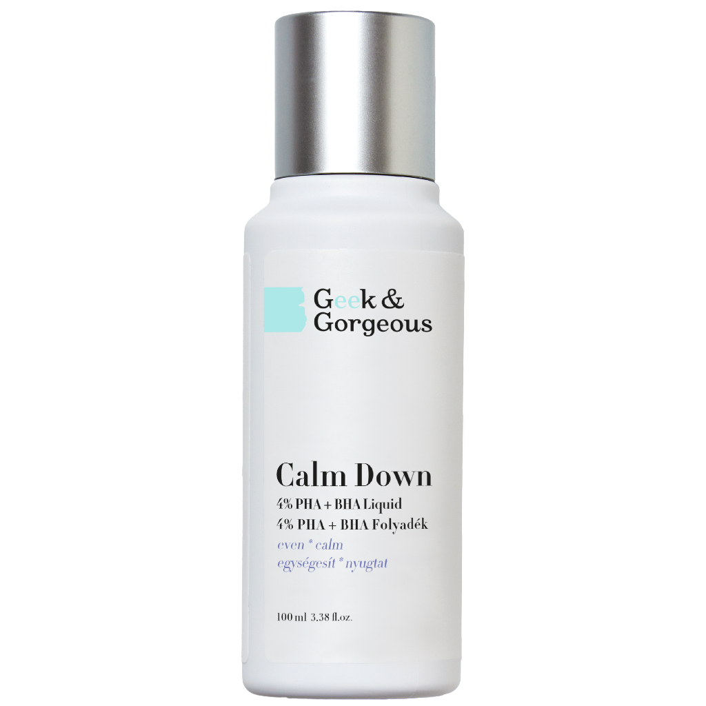 Dung dịch tẩy tế bào chết Geek&amp;Gorgeous Calm Down 30ml làm sạch da nhẹ nhàng, làm dịu và bảo vệ da