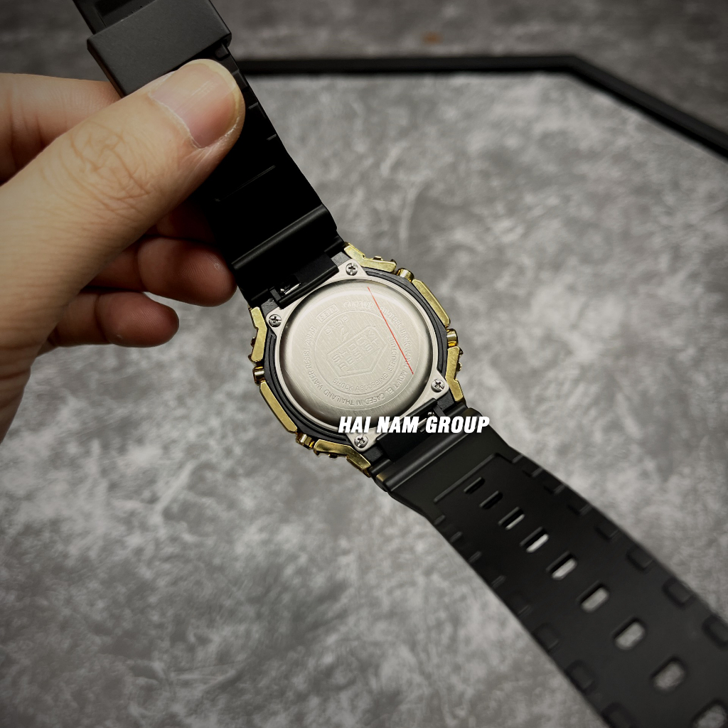 Đồng hồ nam G-SHOCK GM-2100G-1A9 Dây nhựa vỏ thép - Bảo hành 2 năm - Full phụ kiện.