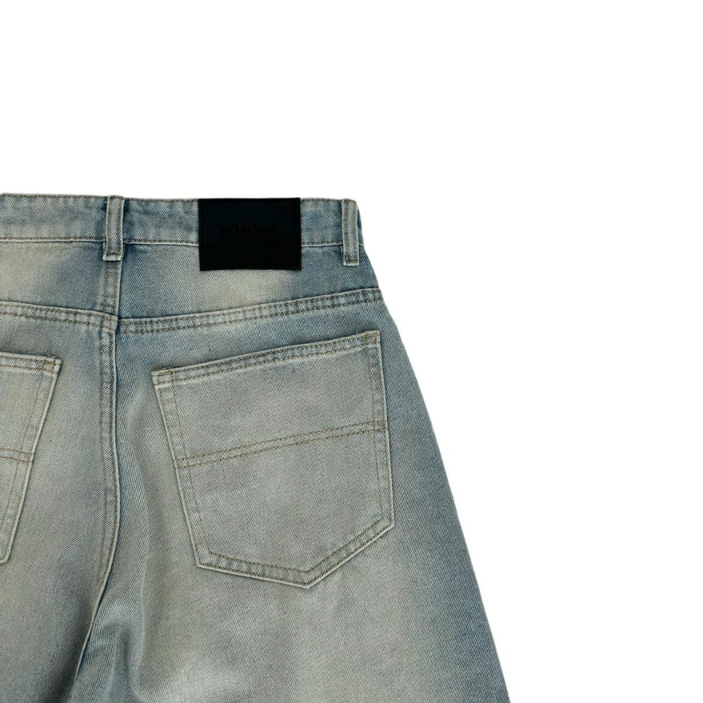 SKY BLUE BAGGY SHORT - Quần ngắn qua gối