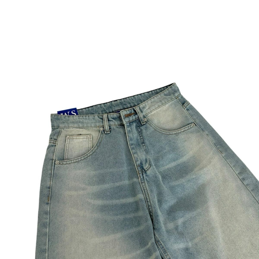 SKY BLUE BAGGY SHORT - Quần ngắn qua gối