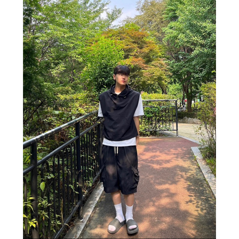 Áo Hoodie Lững tanktop trơn Unisex