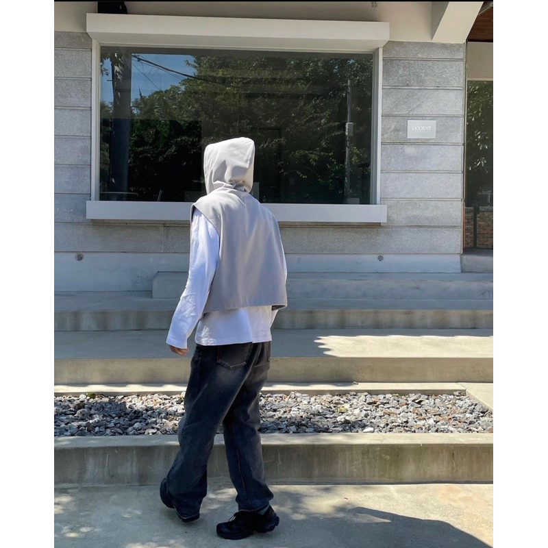 Áo Hoodie Lững tanktop trơn Unisex