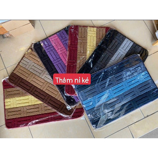 Thảm chùi chân phòng khách chống trơn trượt cao cấp 40x60 THẢM KẺ SỌC