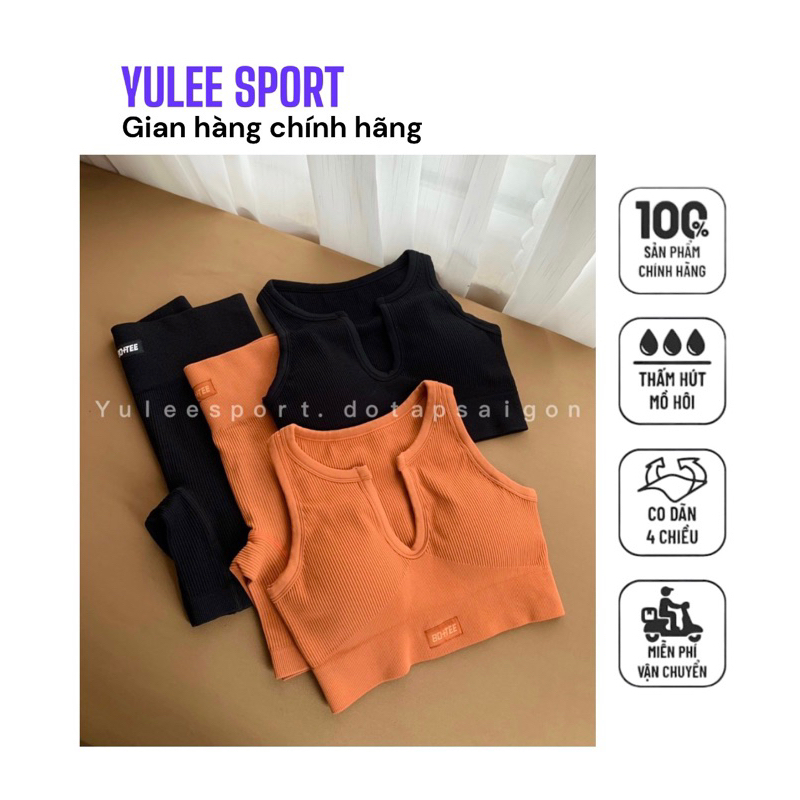 Bộ đồ tập gym yoga nữ mùa hè RIBBED Collection.