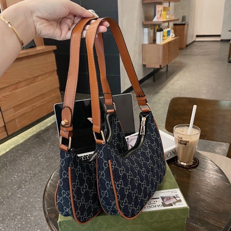 Túi xách nữ túi kẹp nách hoạ tiết  túi xách nữ kẹp nách đeo chéo đeo vai