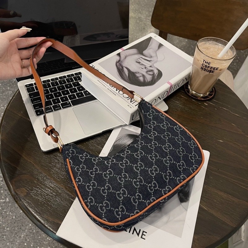 Túi xách nữ túi kẹp nách hoạ tiết  túi xách nữ kẹp nách đeo chéo đeo vai