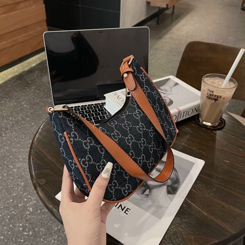 Túi xách nữ túi kẹp nách hoạ tiết  túi xách nữ kẹp nách đeo chéo đeo vai