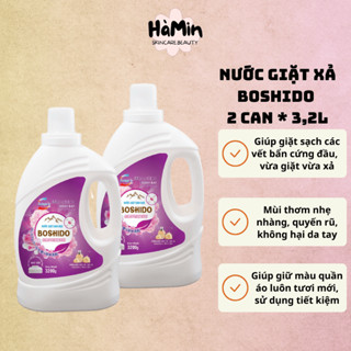 [Combo 2can = 6.4 lít ] Nước Giặt sinh học Boshido Nhật Bản/ Giặt sạch sâu, lưu hương nước hoa