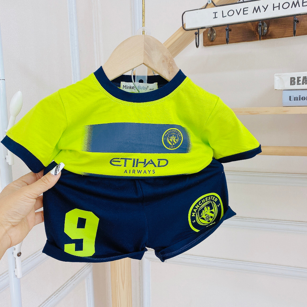 Bộ Đá Banh Thun Lạnh Dành Cho Bé Đi Học,Chơi Thể Thao Siêu Xinh Dành Cho Bé.