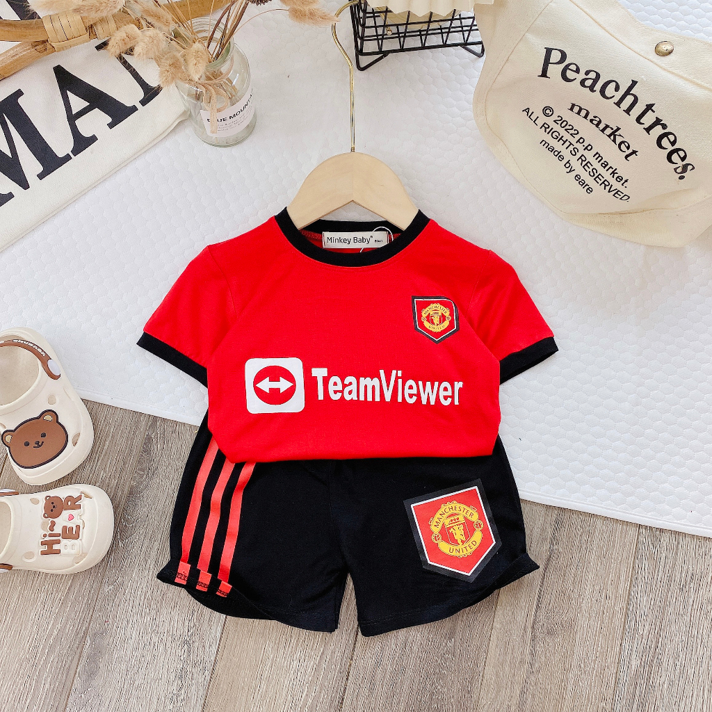 Bộ Đá Banh Thun Lạnh Dành Cho Bé Đi Học,Chơi Thể Thao Siêu Xinh Dành Cho Bé.