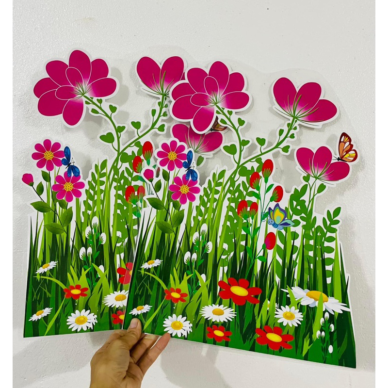 Hoa trang trí chân bảng