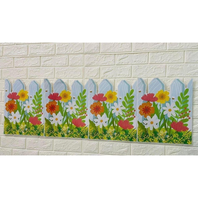 Hoa trang trí chân bảng