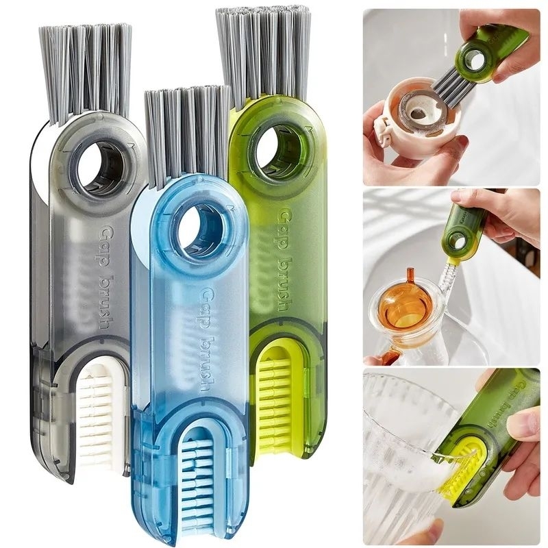 Dụng Cụ Cọ Rửa Ly Cốc Bình Sửa Bình Nước Xoay 360° 3 Trong 1 Đa Năng