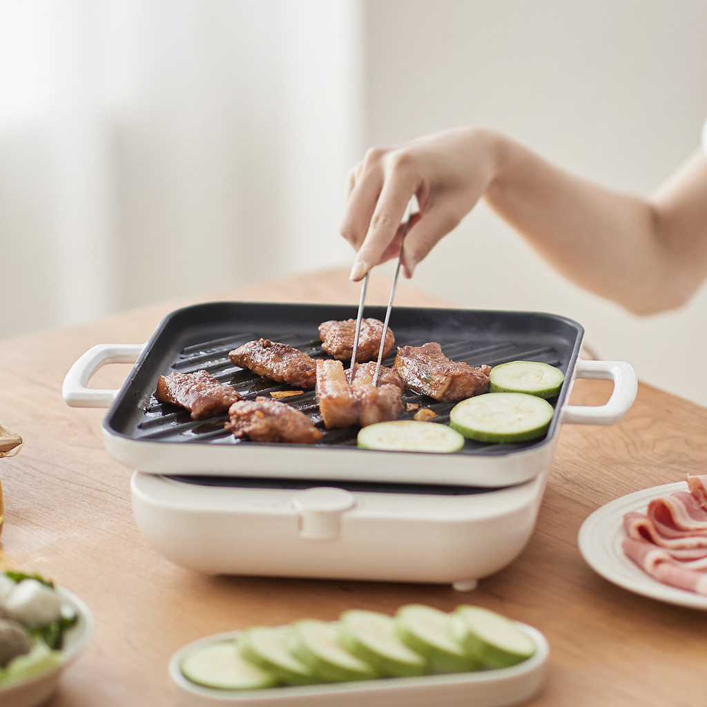 Bếp Hồng Ngoại Mini LocknLock EJI136IVY 1300w - Hàng chính hãng