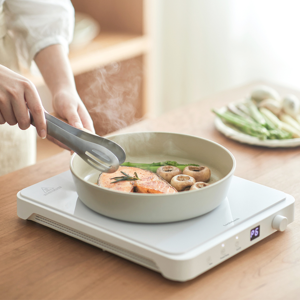 Bếp điện từ LocknLock Bianco Slim Induction Cooker 1850w EJI146WHT - Hàng chính hãng