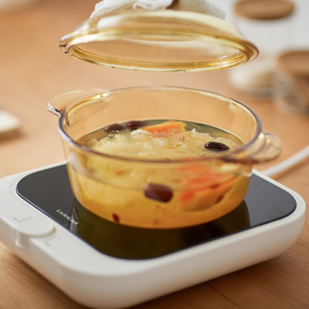 Bếp Hồng Ngoại Mini LocknLock EJI136IVY 1300w - Hàng chính hãng