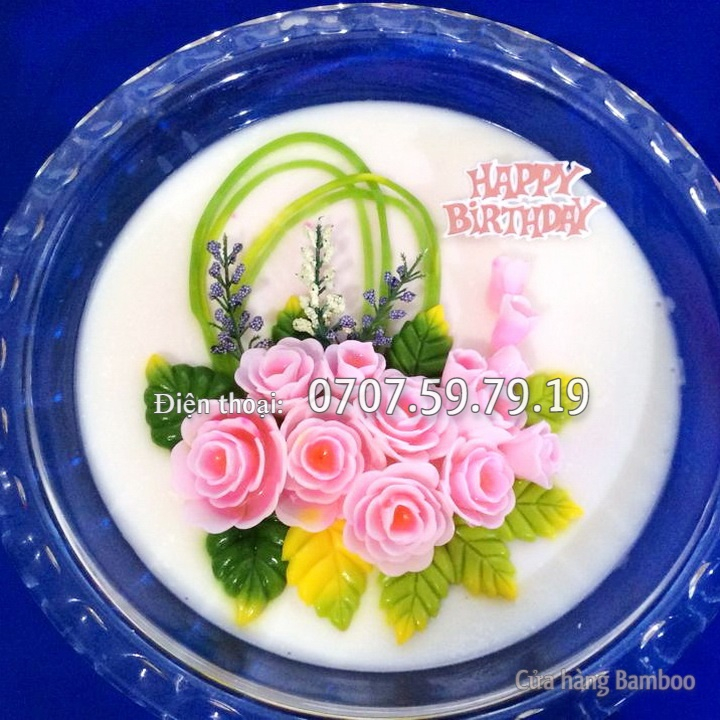 Khuôn nhựa loại 20 cm làm bánh, rau câu, ép xôi, nhận cơm dùng đãi tiệc, thôi nôi, sinh nhật, cưới hỏi - Mã số 1514