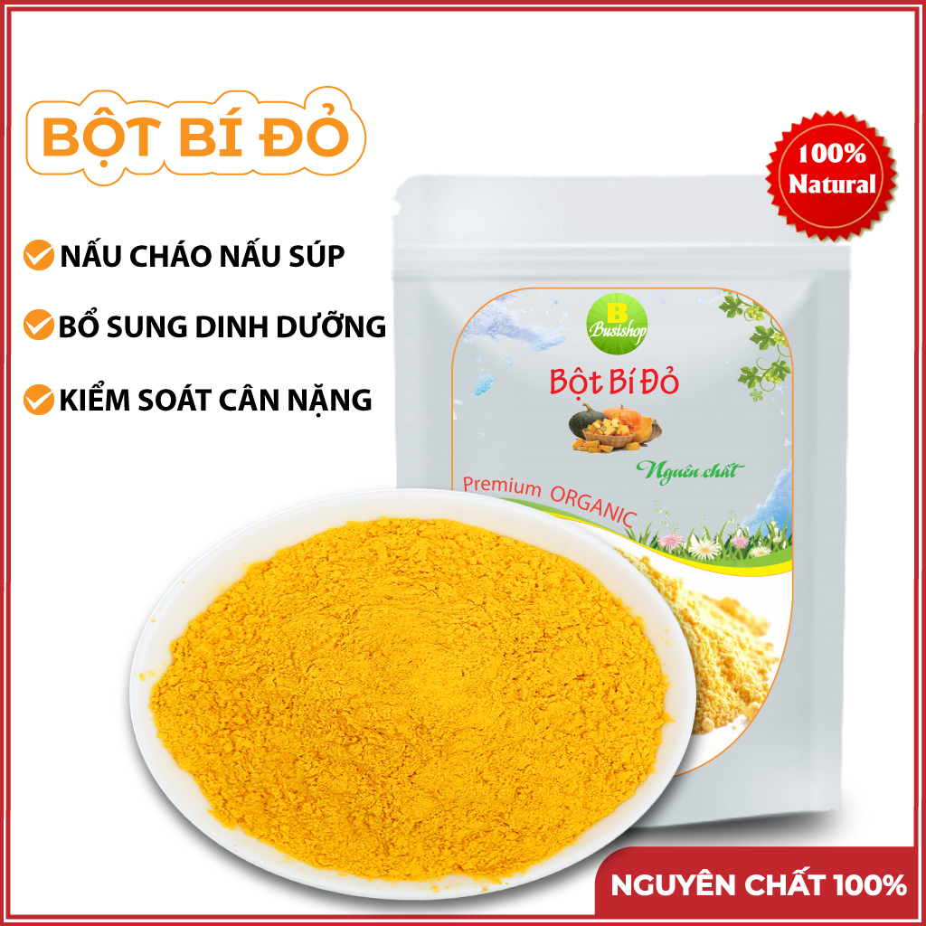 Bột bí đỏ nguyên chất 100g