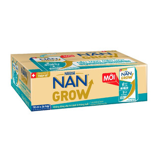 Thùng Nan nước lốc nhỏ 110ml/ 36+12 hộp( date mới, mẫu mới 2024)