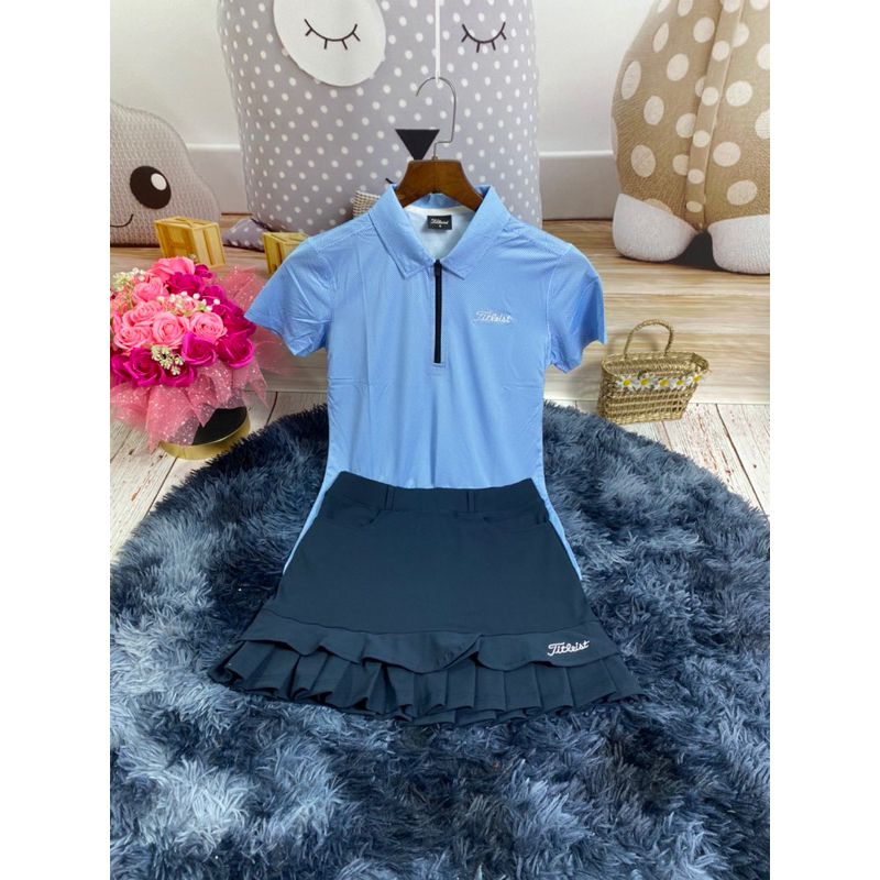 Sét thể thao golf, tennis, cầu lông nữ siêu xinh, chất thun co giãn thoải mãi