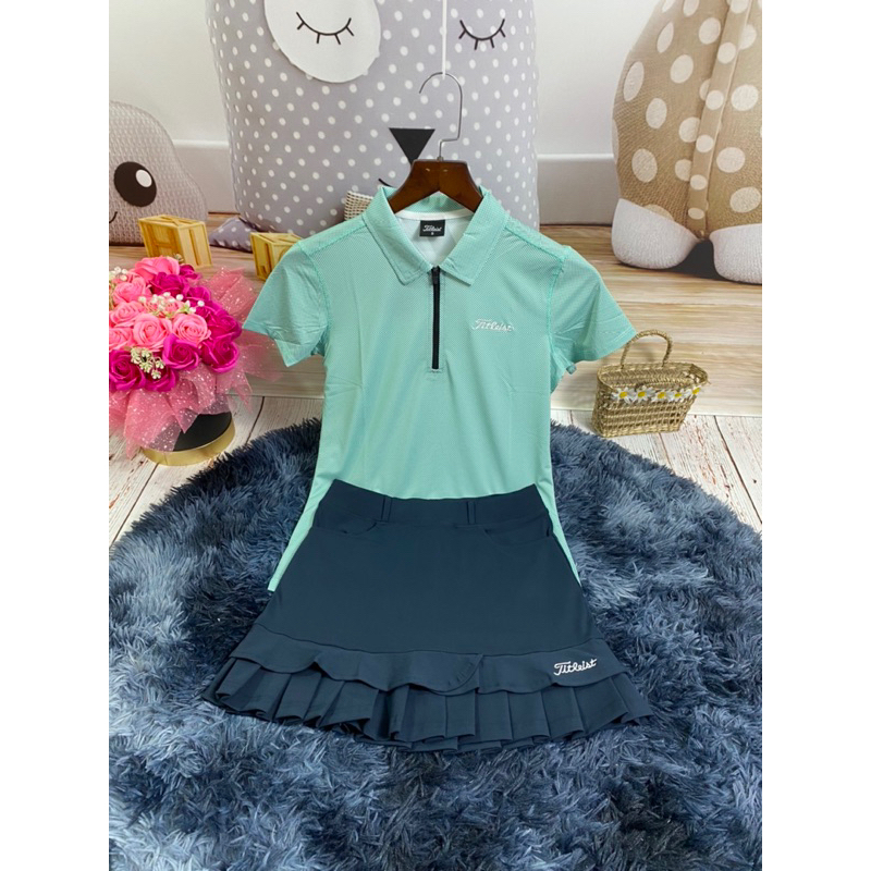 Sét thể thao golf, tennis, cầu lông nữ siêu xinh, chất thun co giãn thoải mãi