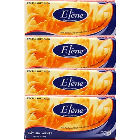 combo 3 Khăn Giấy Lụa Elène 2 Lớp 260 Tờ