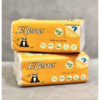 Combo 2 Khăn Giấy Rút Elène 3 Lớp 100 Tờ