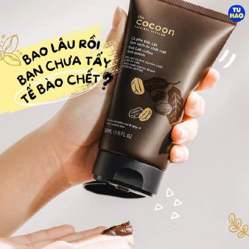 Tẩy da chết da mặt Cocoon Cà phê Đắk Lắk làm sạch da mặt 150ml | BigBuy360 - bigbuy360.vn