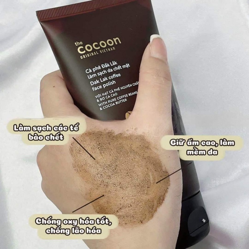 Tẩy da chết da mặt Cocoon Cà phê Đắk Lắk làm sạch da mặt 150ml | BigBuy360 - bigbuy360.vn