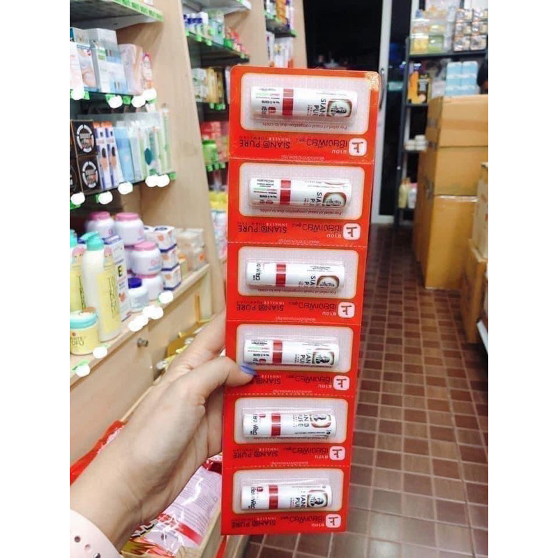 Combo 1 Dây 6 Ống Hít Mũi Thái Lan