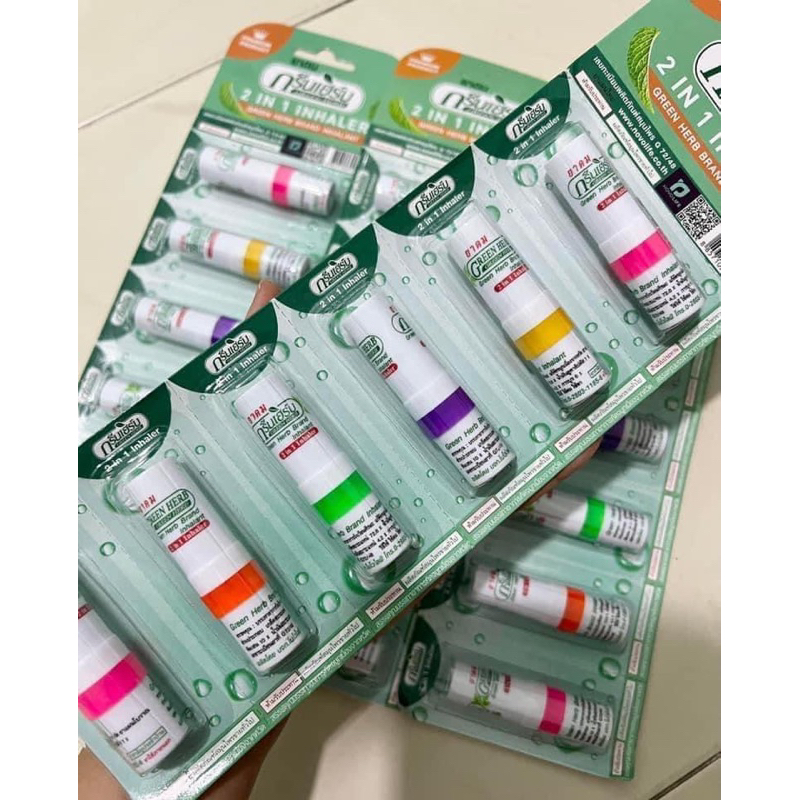 Combo 1 Dây 6 Ống Hít Mũi Thái Lan