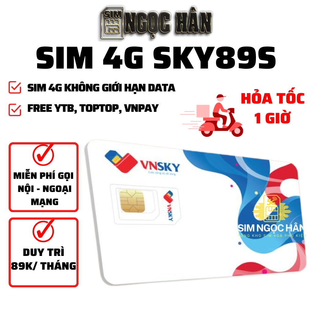 SIM 4G SKY59 FREE 1 THÁNG - SKY69A FREE 1 THÁNG - Data 4Gb/Ngày - Không Giới Hạn - Free Gọi - Tự Đăng Ký Chính Chủ