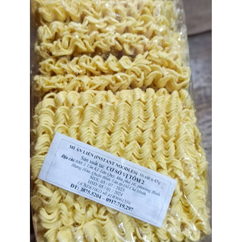 Mì trần gói 16 vắt - không gia vị
