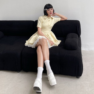 váy lady here 2 tầng Tùng phối lưới