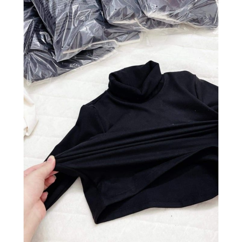 Áo dài tay cho bé , Áo giữ nhiệt cho bé trai và bé gái , Áo cổ lọ cho bé