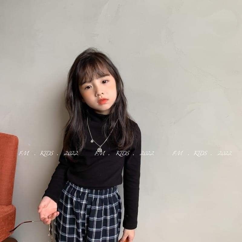 Áo dài tay cho bé , Áo giữ nhiệt cho bé trai và bé gái , Áo cổ lọ cho bé