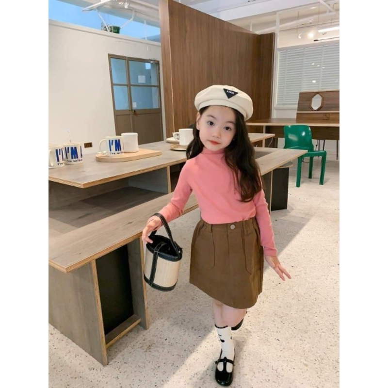 Áo dài tay cho bé , Áo giữ nhiệt cho bé trai và bé gái , Áo cổ lọ cho bé