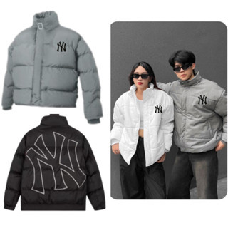 Áo phao MLB logo thêu ,Áo khoác phao béo NY nam nữ cao cấp,hàng xịn Shop QV