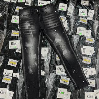 quần jean nam dài amiri cao cấp thêu rách nhẹ thời trang,form slimfit chất giãn tốt bền đẹp ĐƯỢC KIỂM HÀNG