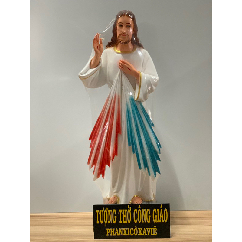 Chúa Thương Xót 50cm - Tượng Thờ Công Giáo Phanxico Xavie.