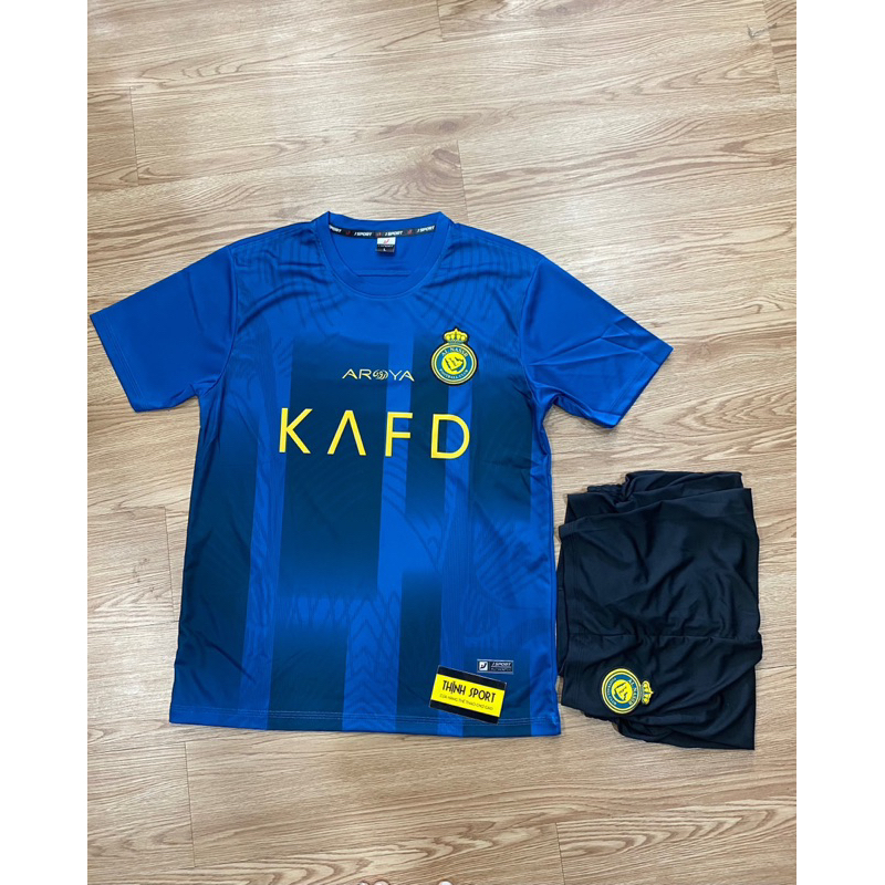 Áo đá banh CLB Al Nassr Ronaldo, Áo bóng CR7 đá in tên số theo yêu cầu