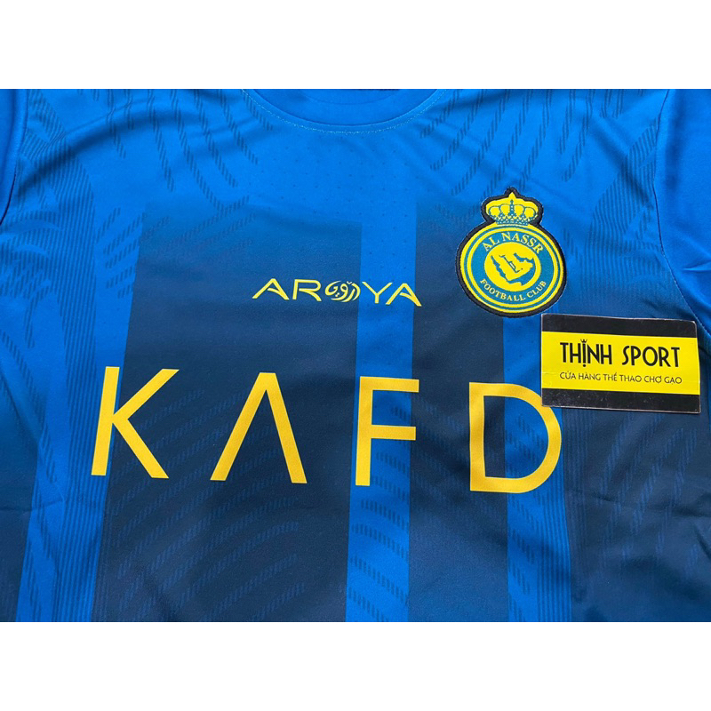 Áo đá banh CLB Al Nassr Ronaldo, Áo bóng CR7 đá in tên số theo yêu cầu