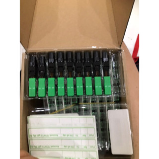 Vỉ 10 chiếc Đầu nối nhanh - Đầu nối quang Fast Connector SC/APC DYS VÀ KT