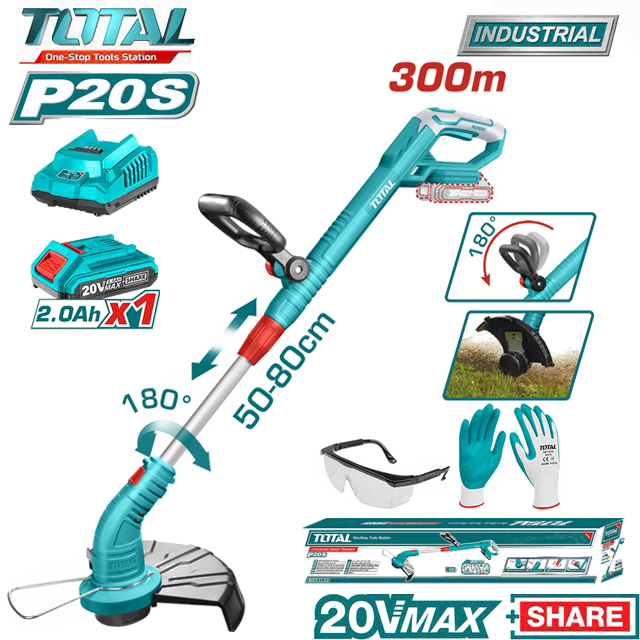 Máy cắt cỏ dùng pin Lithium 20V Total TGTLI20301