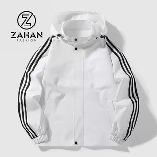   TF05 Áo khoác gió nam nữ áo khoác dù 2 lớp s6 zahan fashion viền tay chất liệu gió mềm chống nước chống bụi,chống gió 