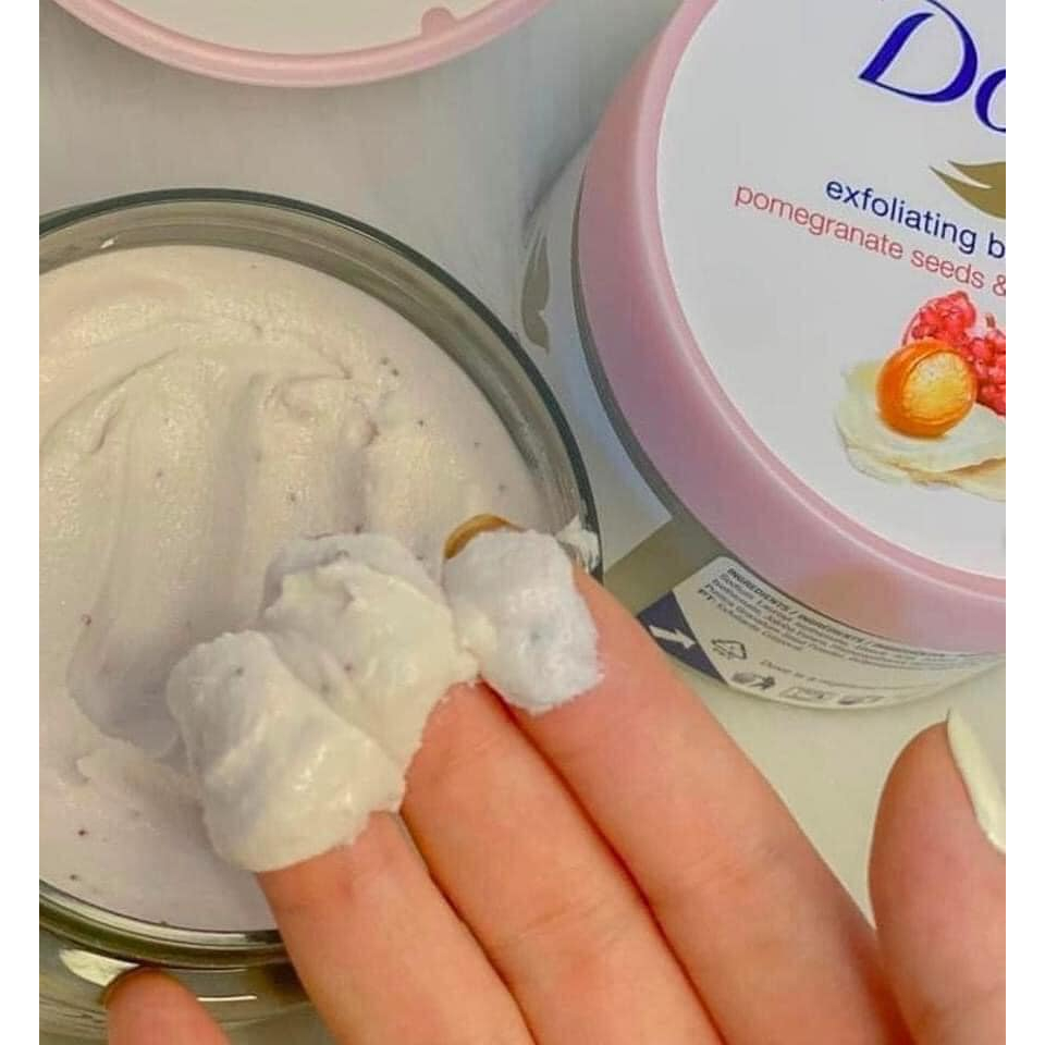 Tẩy tế bào chết Dove Lựu và bơ hạt mỡ 225ml