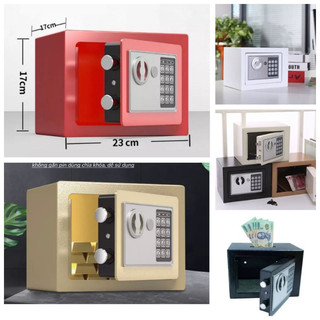 Két sắt mini 17E có khe đút tiền dùng chìa khoá mở - Két sắt chống cháy