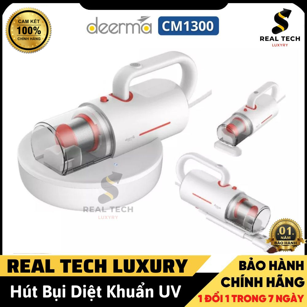 Máy Hút Bụi Giường Nệm 3 in 1 DEERMA CM1300 , lực hút 12000pa công suất 350W diệt khuẩn UV chăn gối sofa