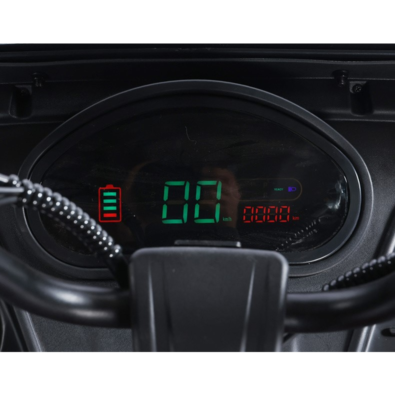 Xe điện 3 bánh YABO F1, Xe điện 3 bánh cho người già, người khuyết tật, Có rèm che mưa, khung thép, BH 12 tháng